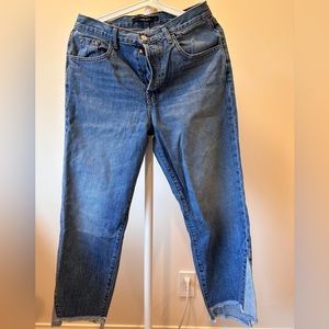J Brand high rise crop jeans